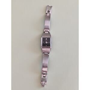 Preowned French Inspired Dainty Gold Tone Women's Watch 7.5in Working